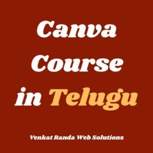 Canva Video Course in Telugu
